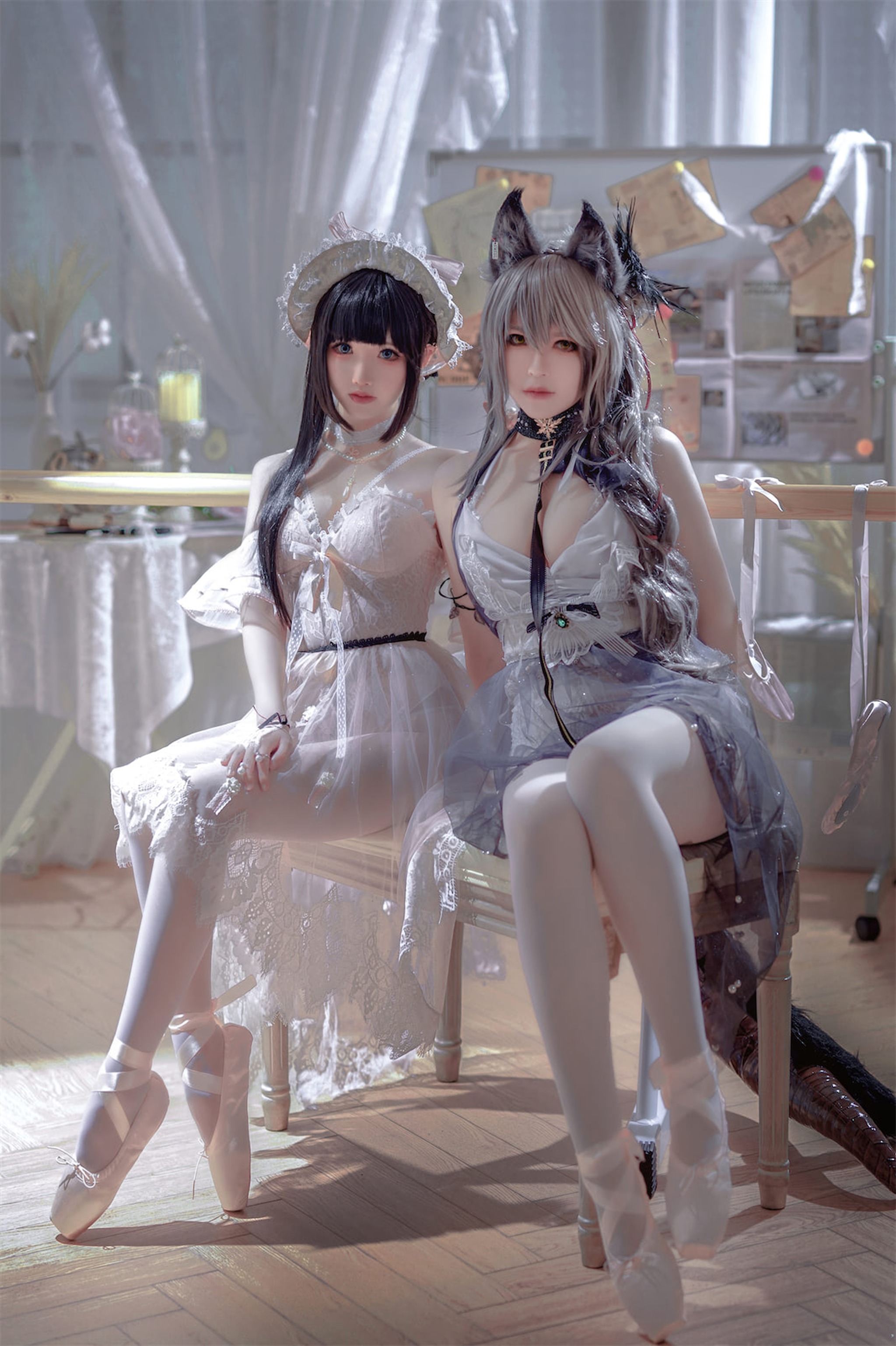 半半子 - NO.034 面饼仙儿-明日方舟-黑 x 森蚺[56P]-XikXak